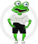 A Character Illustration Of Froggie Frazz